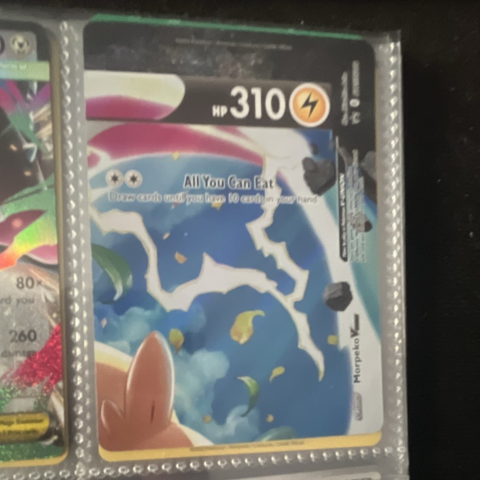 Morpeko V-UNION trading card