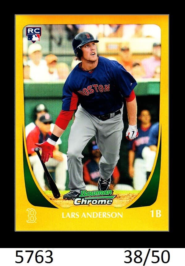 Lars Anderson 2011 bowman Bowman Chrome