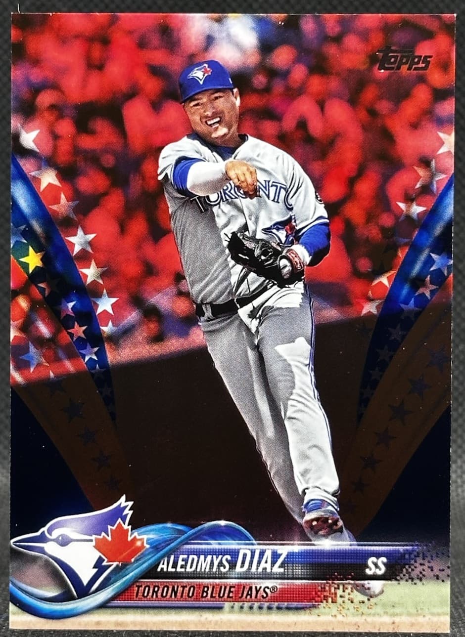 Aledmys Diaz trading card