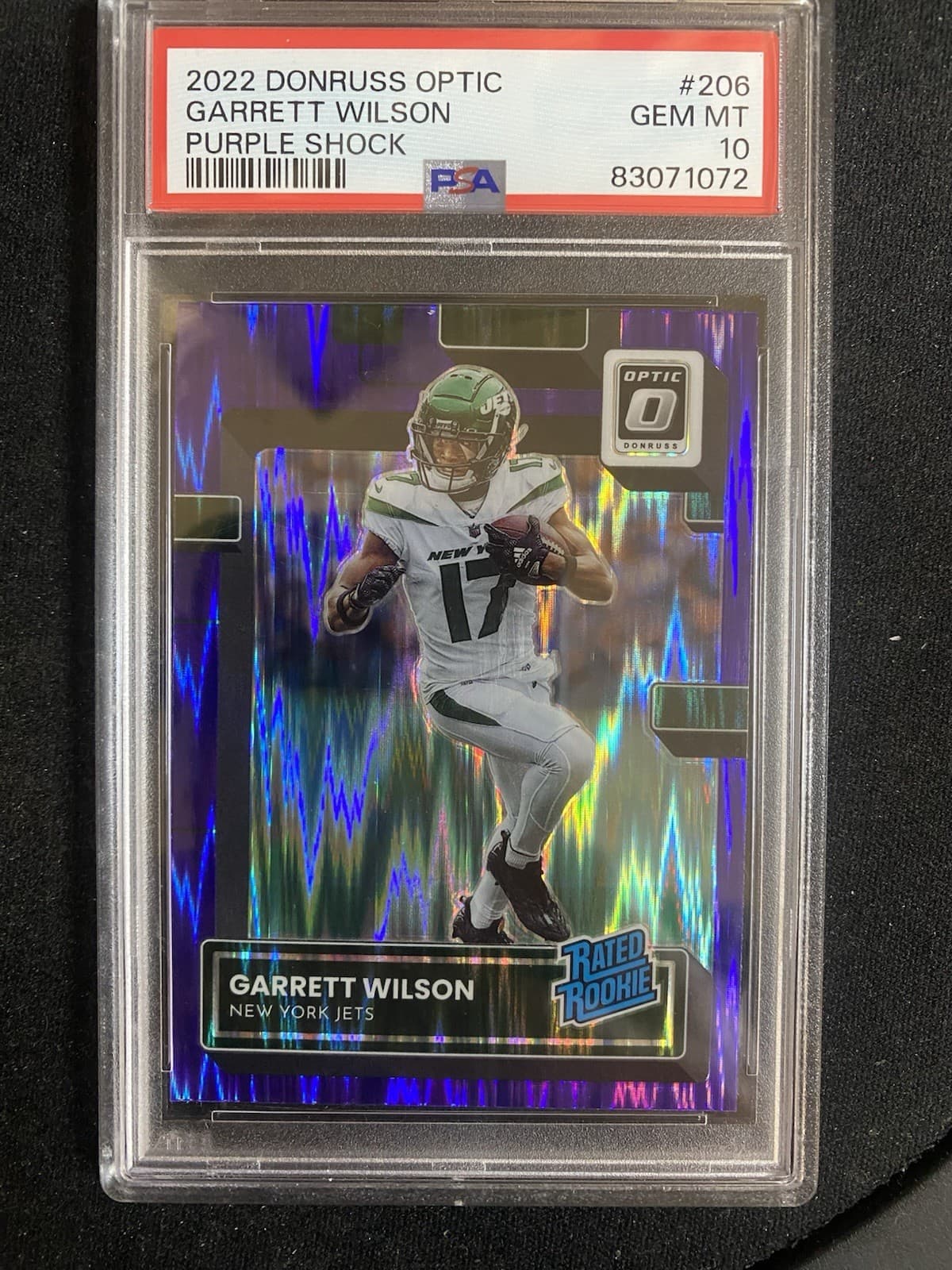 Garrett Wilson trading card