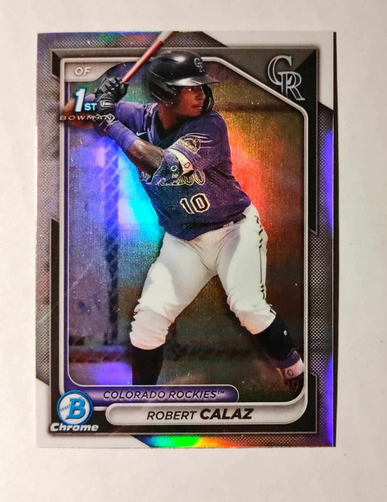 Robert Calaz trading card