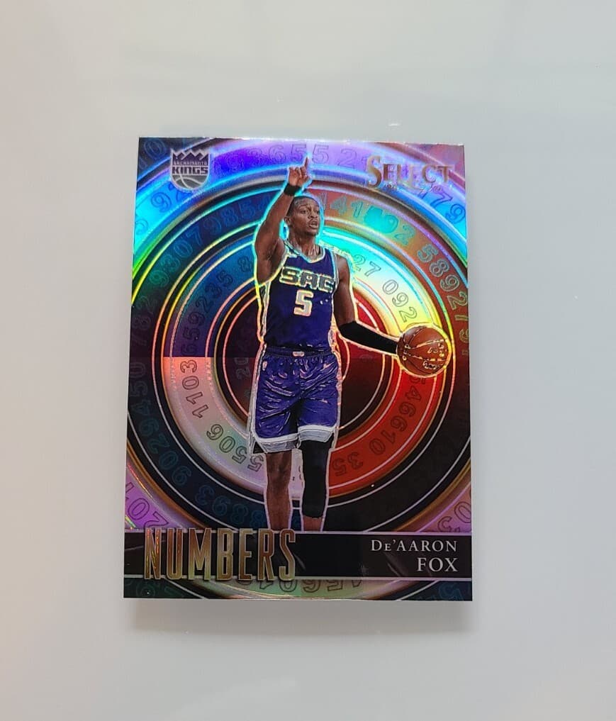 De'Aaron Fox 2020 panini Panini Select