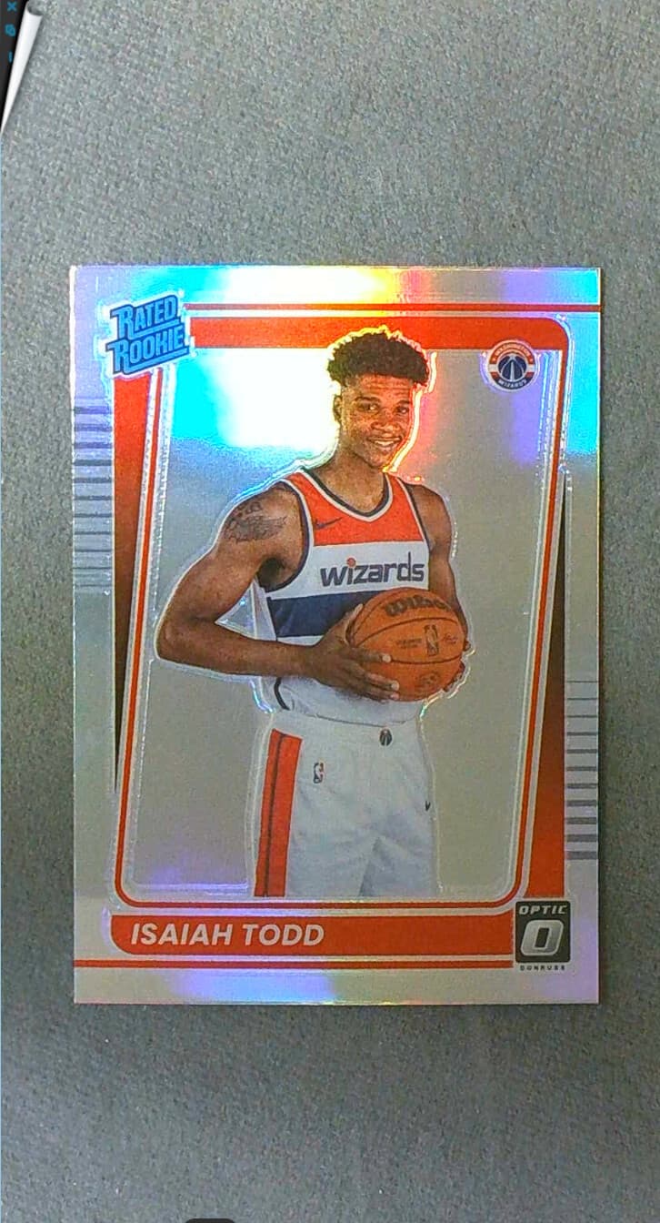 Isaiah Todd trading card