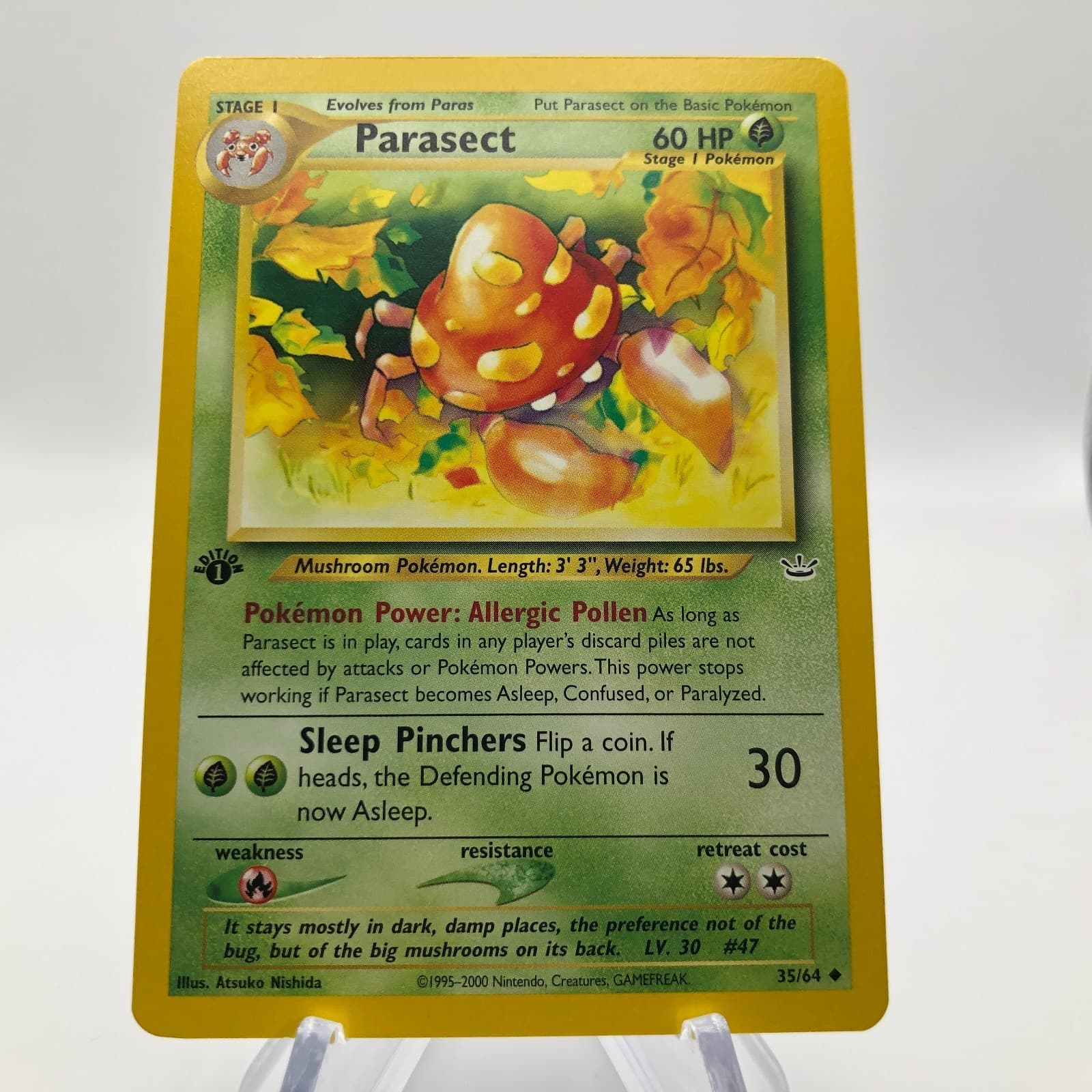 Parasect 2001 Pokemon