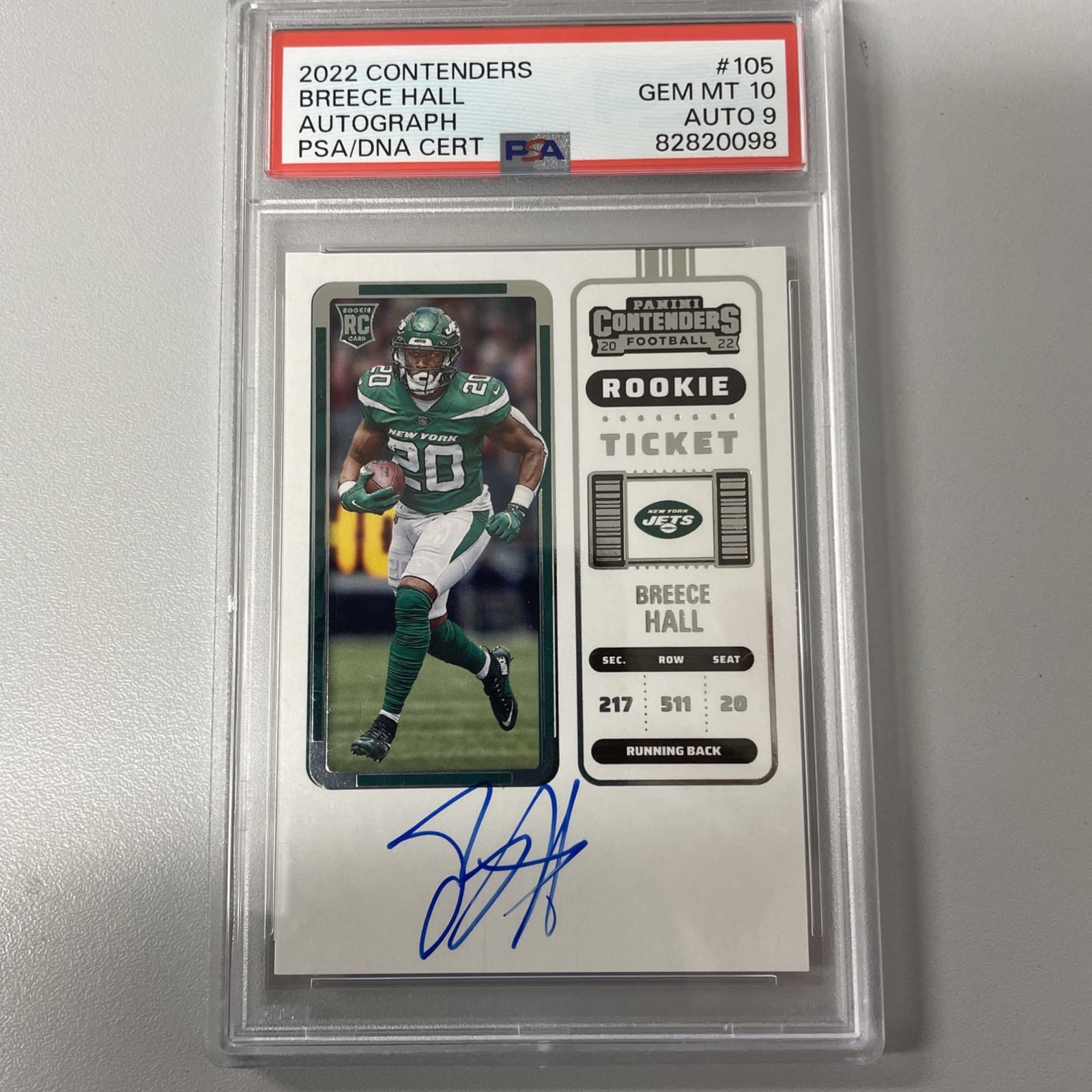 Breece Hall 2022 panini