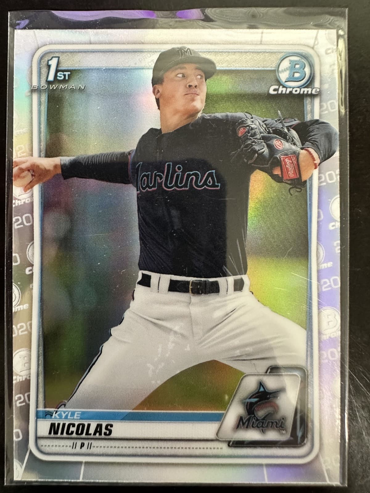 Kyle Nicolas 2020 bowman Bowman Draft