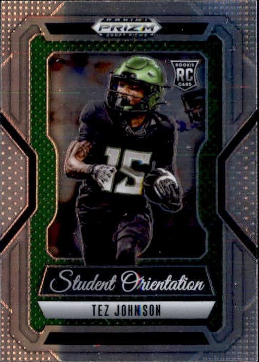 Tez Johnson trading card