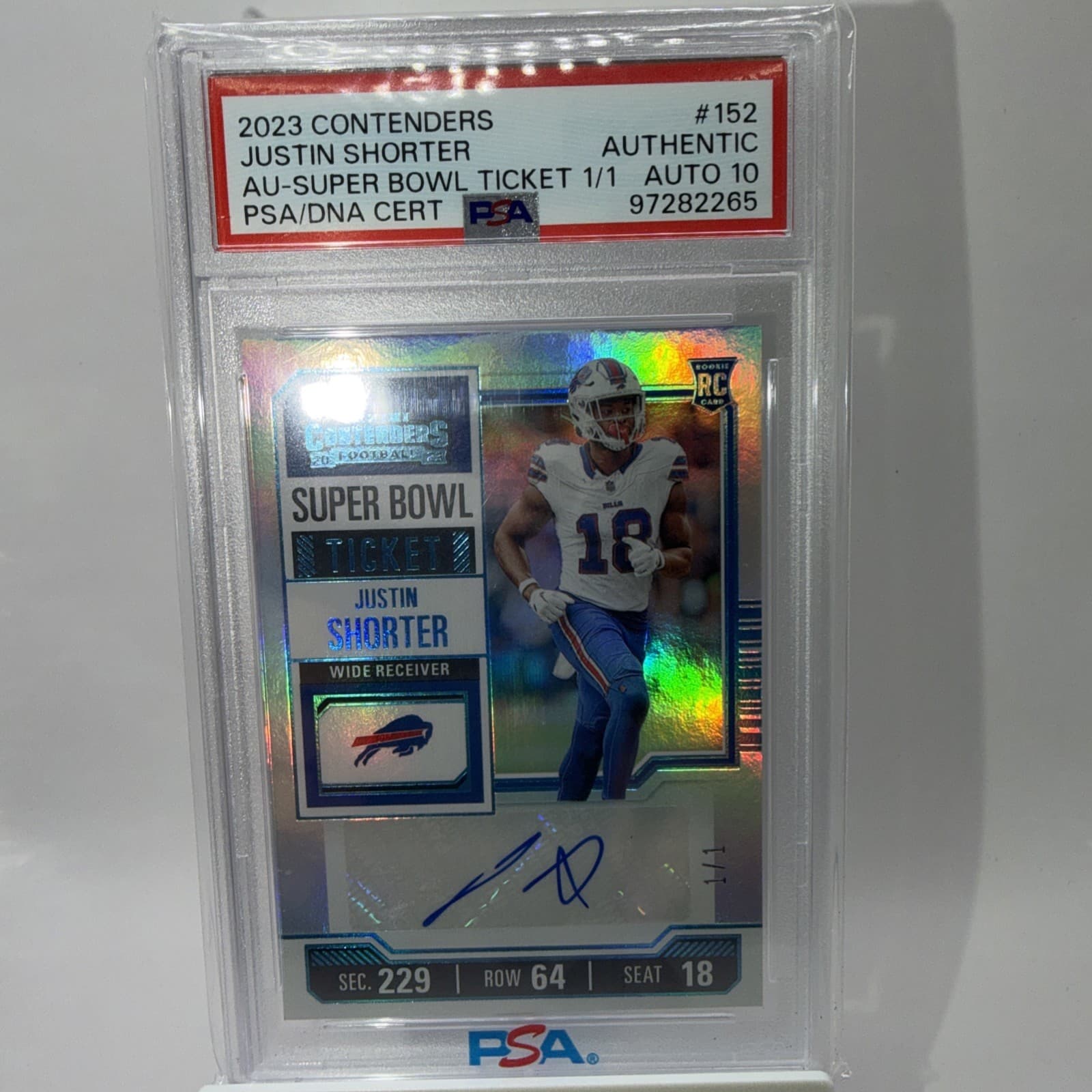 Justin Shorter 2023 panini