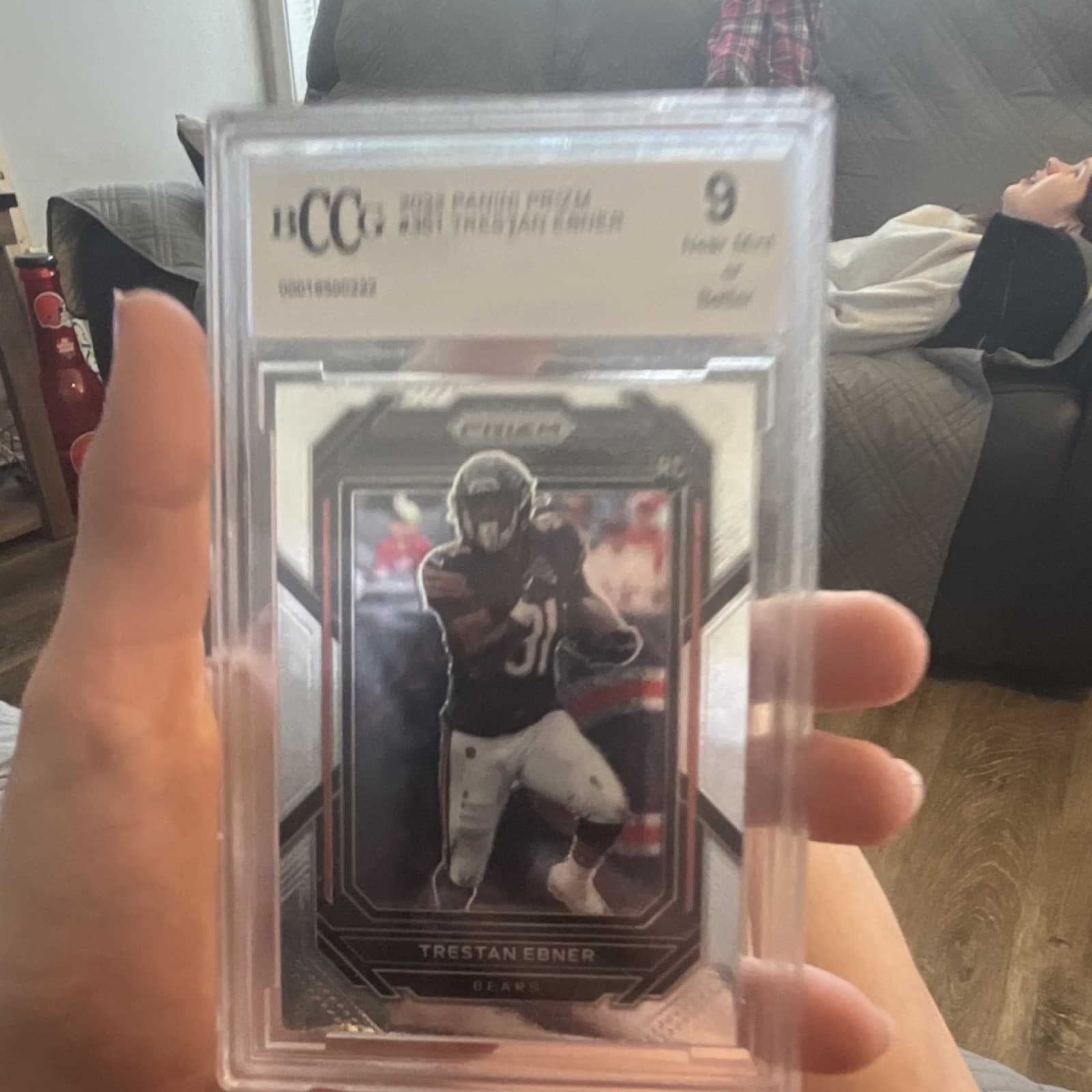 Trestan Ebner trading card