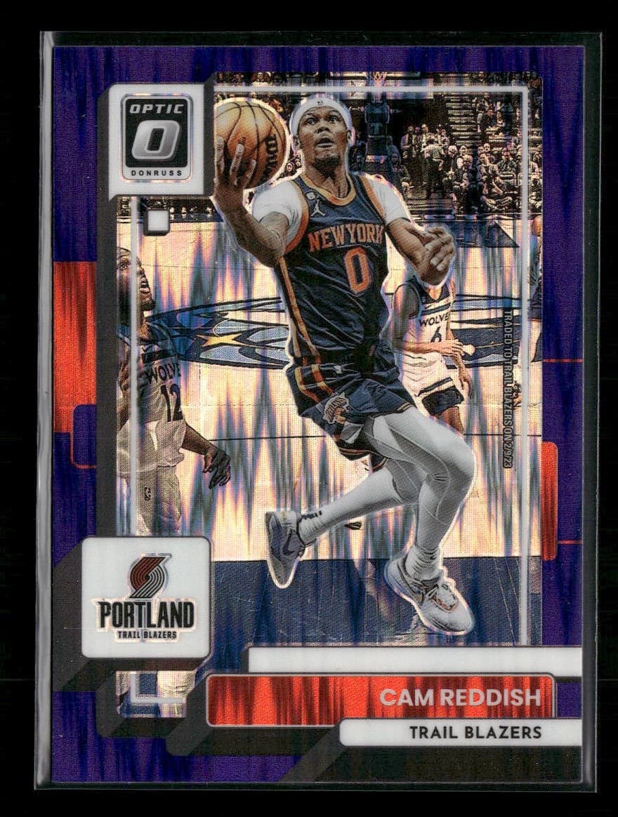 Cam Reddish 2022 panini Donruss Optic