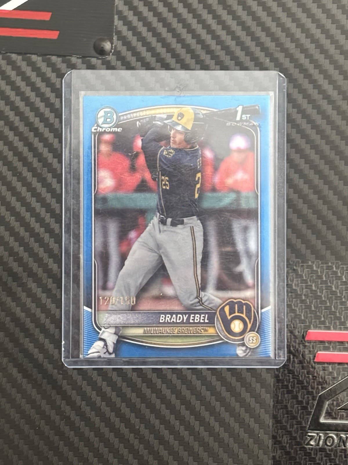 Brady Ebel 2025 bowman Bowman Draft Sapphire Edition