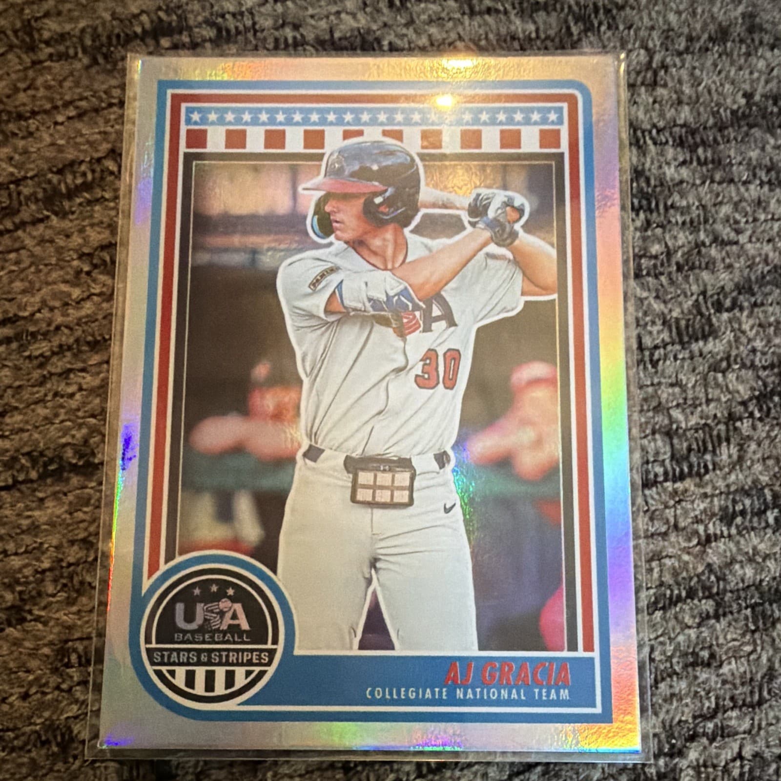 AJ Gracia trading card