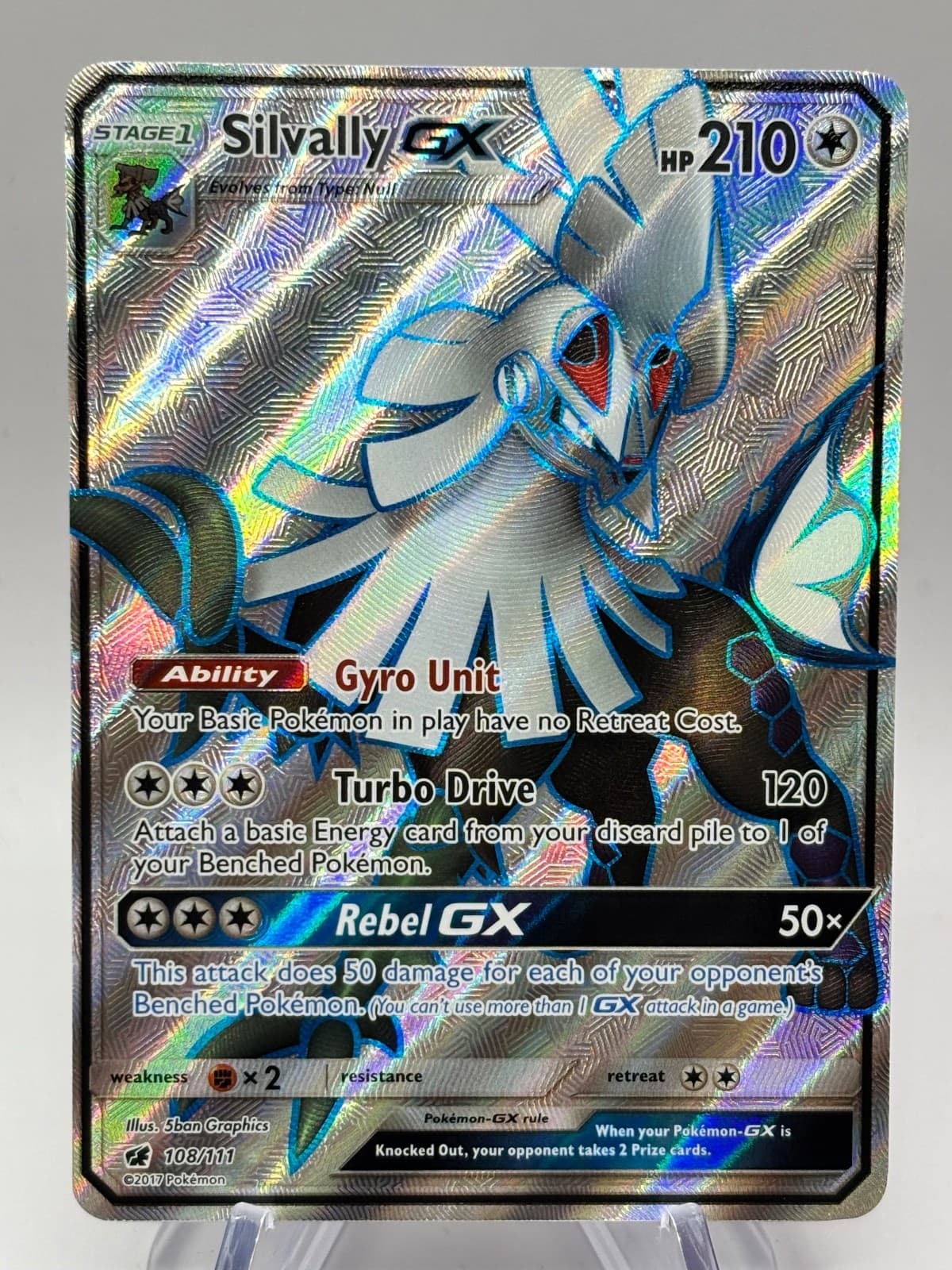 Silvally-GX trading card