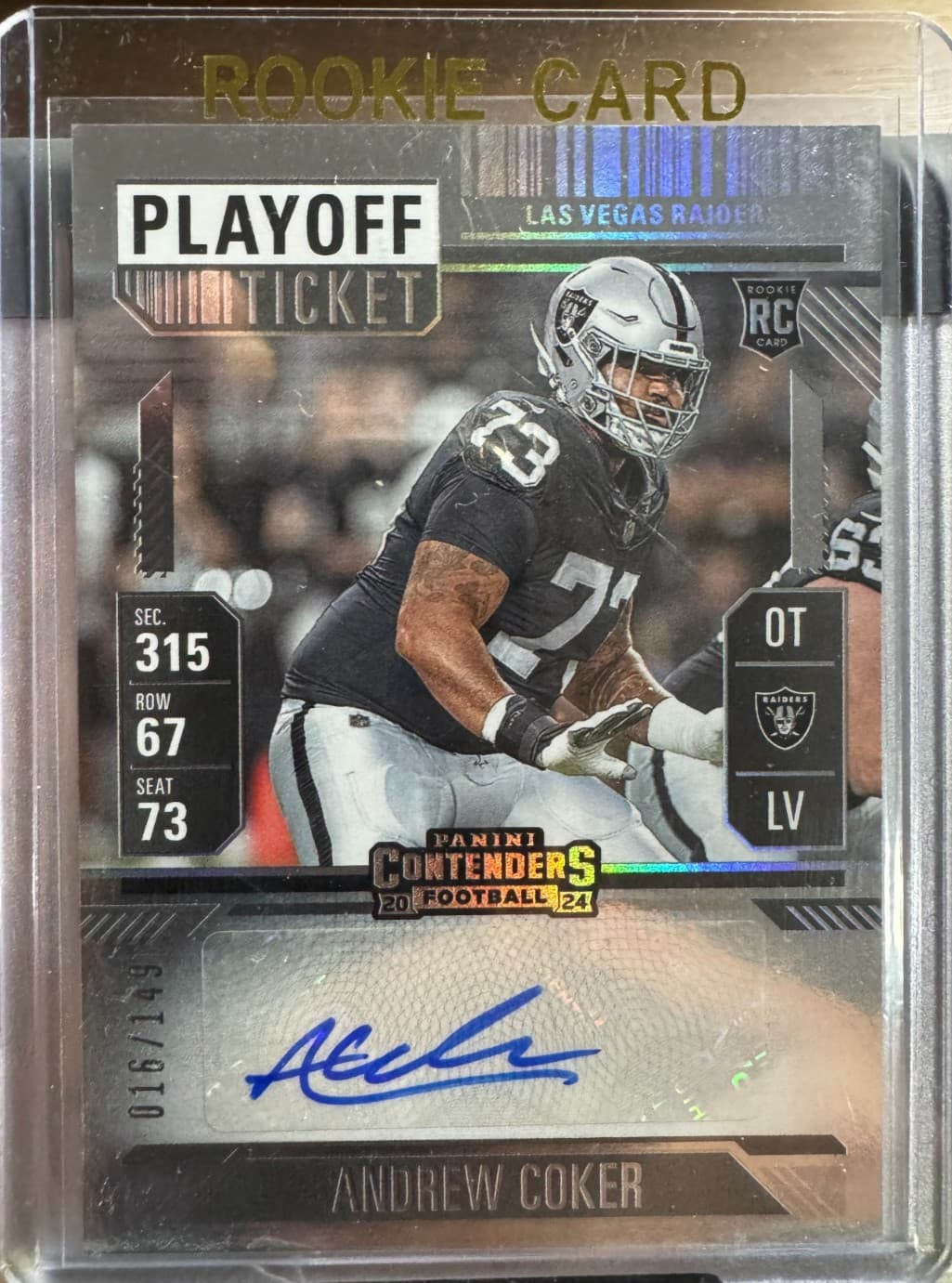 Andrew Coker 2024 panini