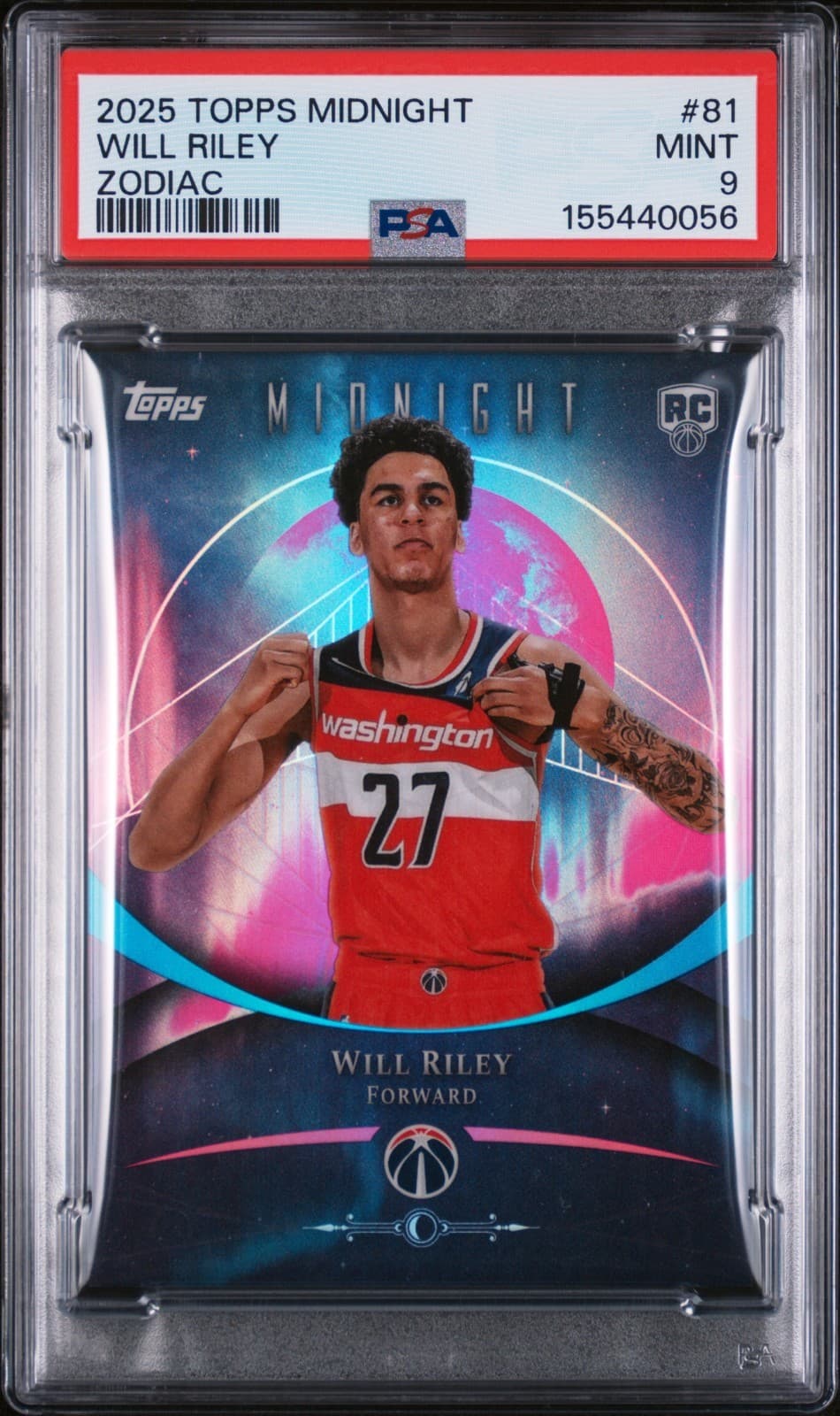 Will Riley trading card