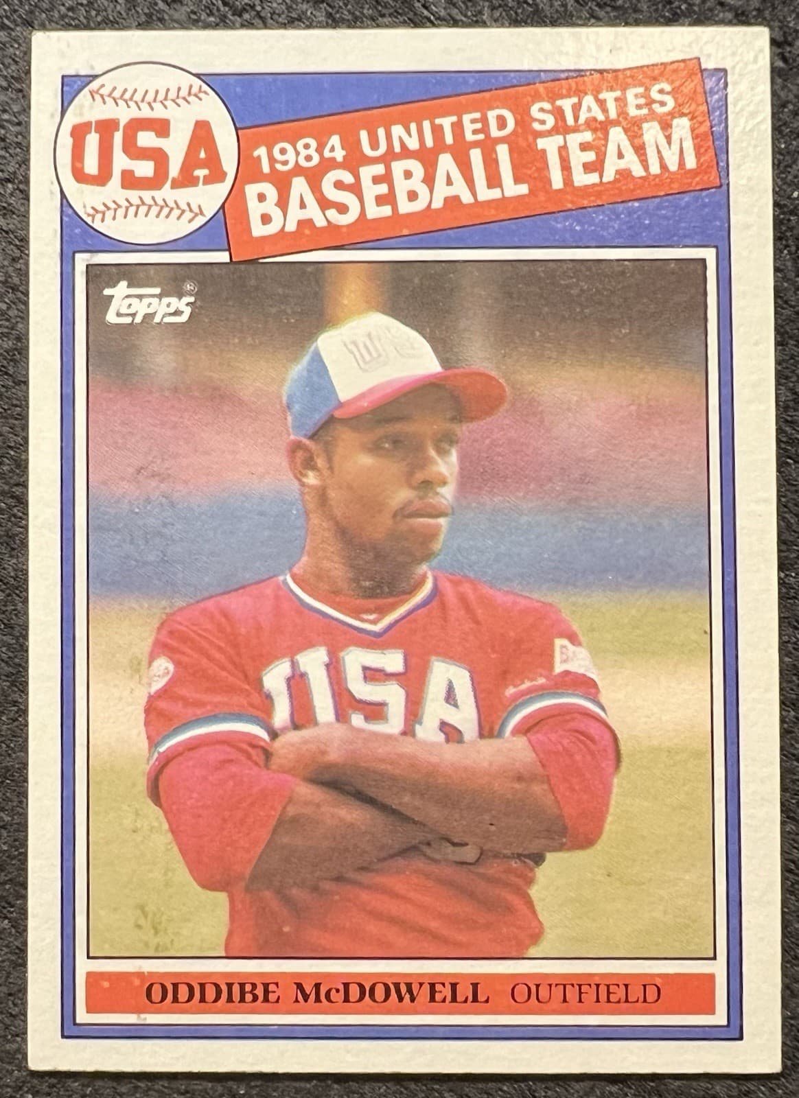 Oddibe McDowell trading card