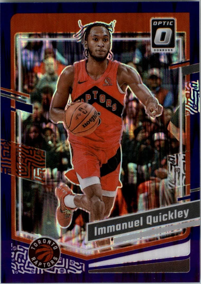 Immanuel Quickley 2023 panini Donruss Optic