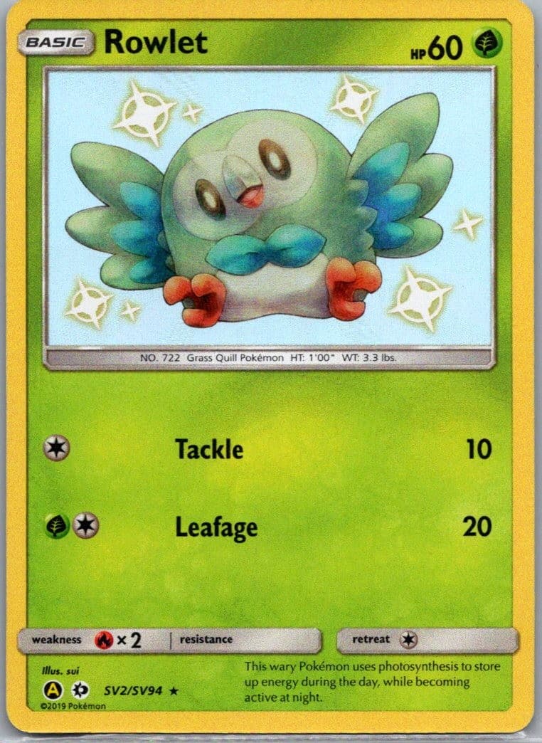 Rowlet 2019 Sun