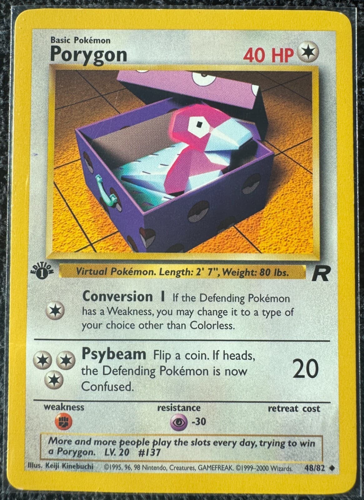 Porygon 2000 Pokemon Team Rocket