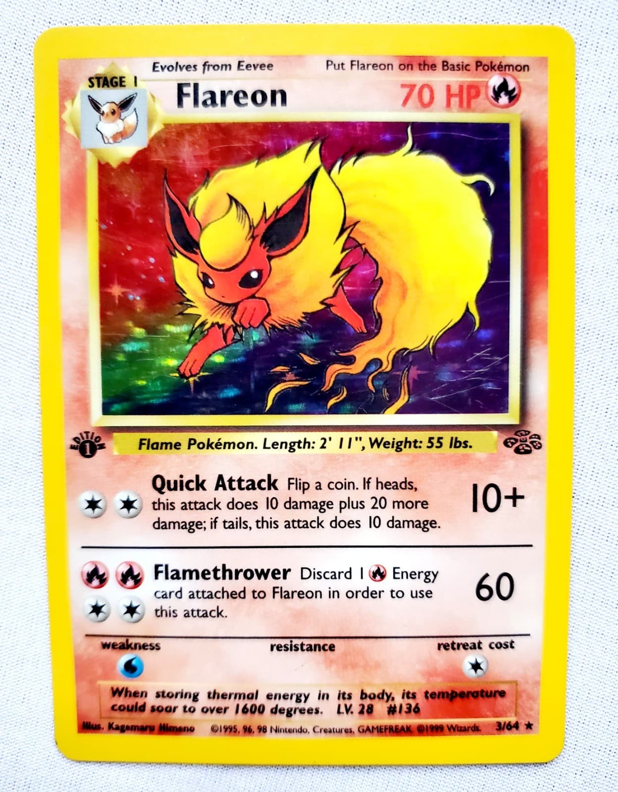 Flareon trading card