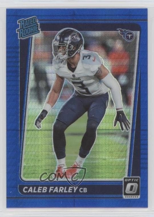 Caleb Farley trading card