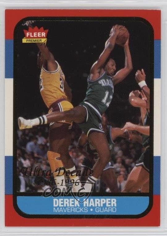 Derek Harper trading card