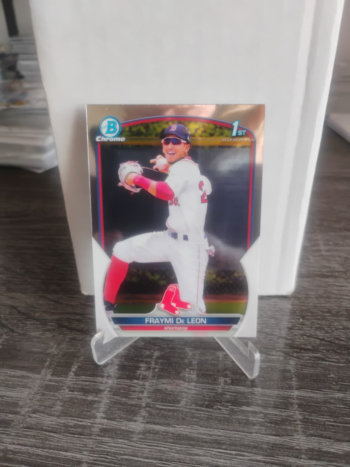 Fraymi De Leon trading card