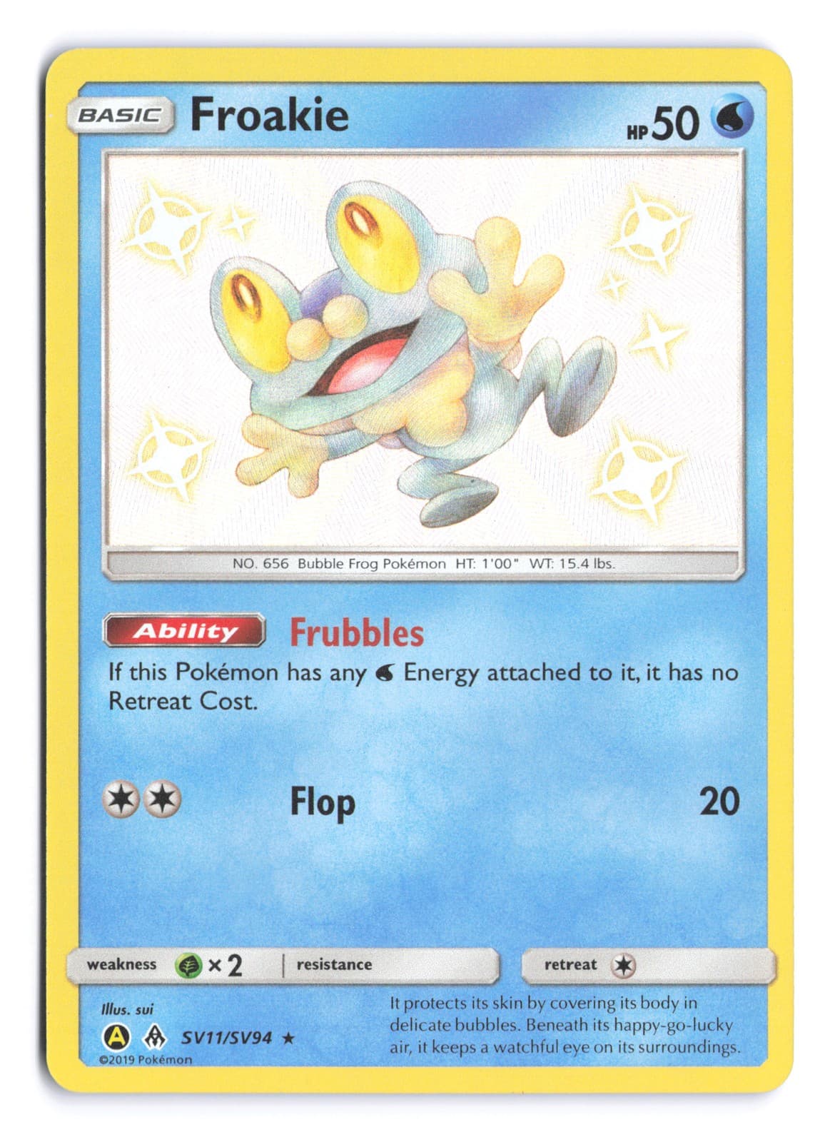Froakie 2019 Sun Sun & Moon: Hidden Fates