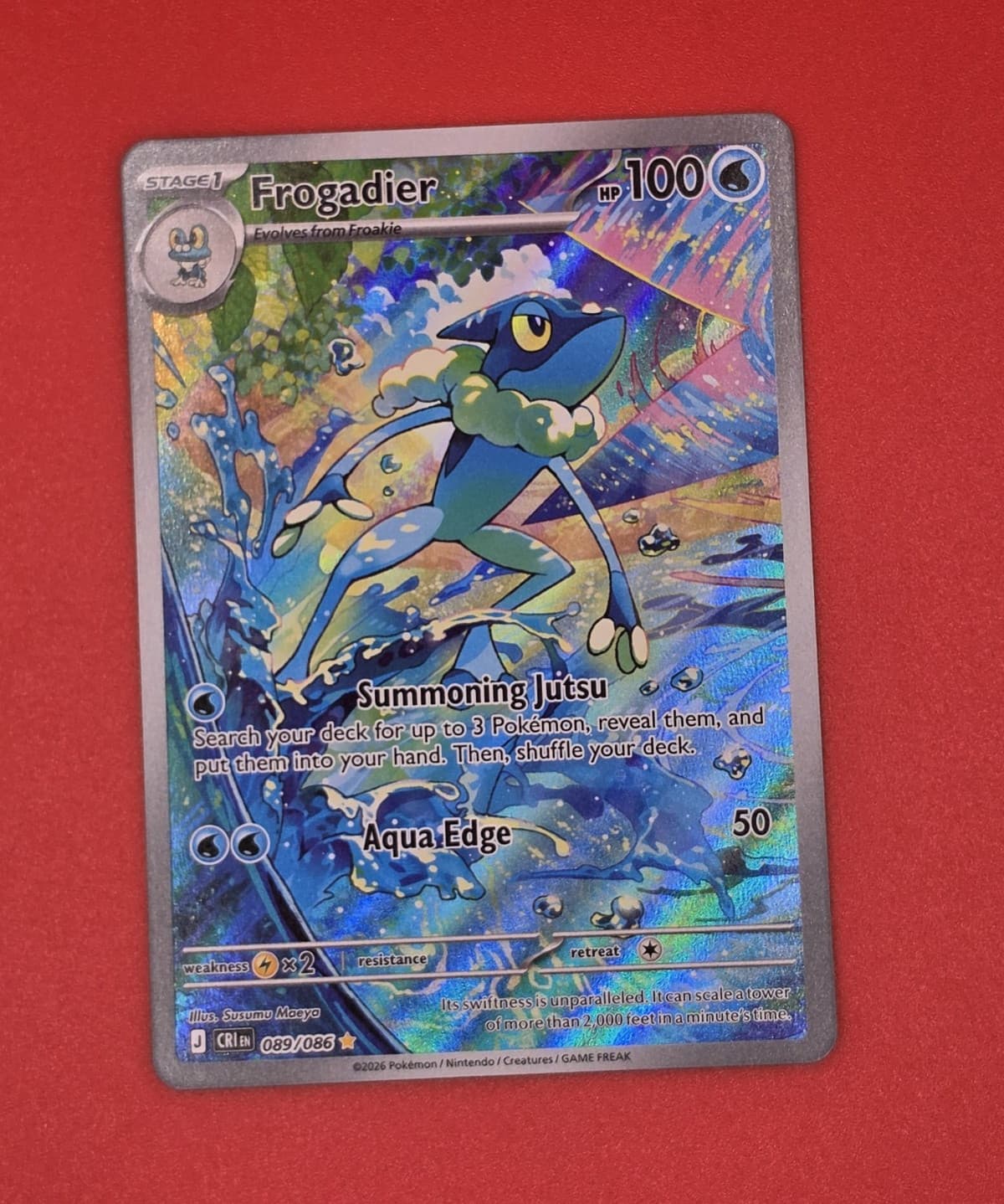 Frogadier 2026 Mega Mega Evolution: Chaos Rising