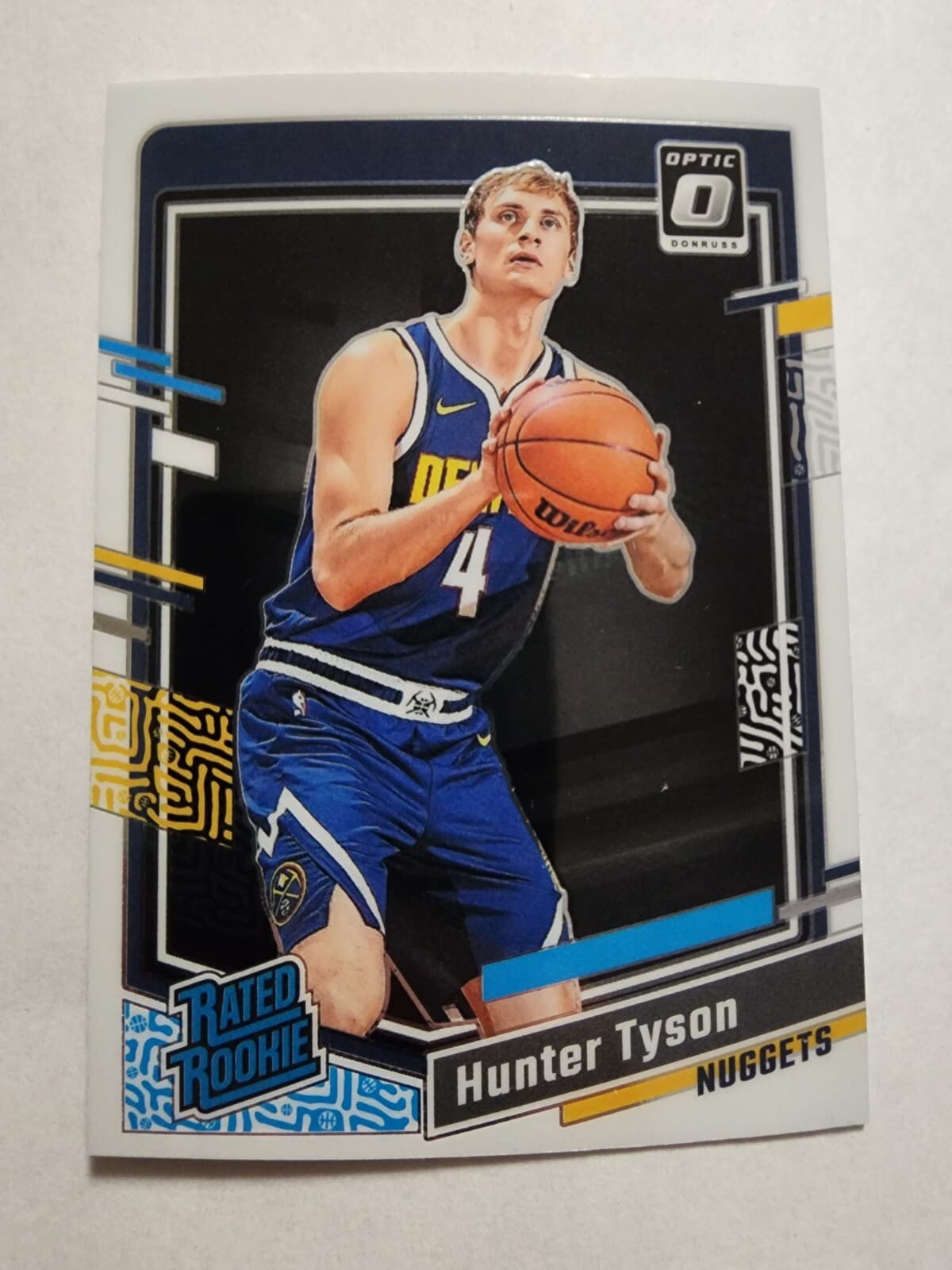 Hunter Tyson trading card