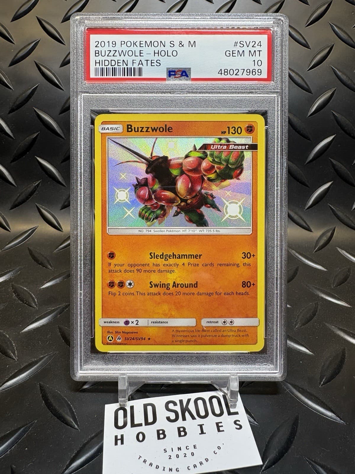Buzzwole trading card