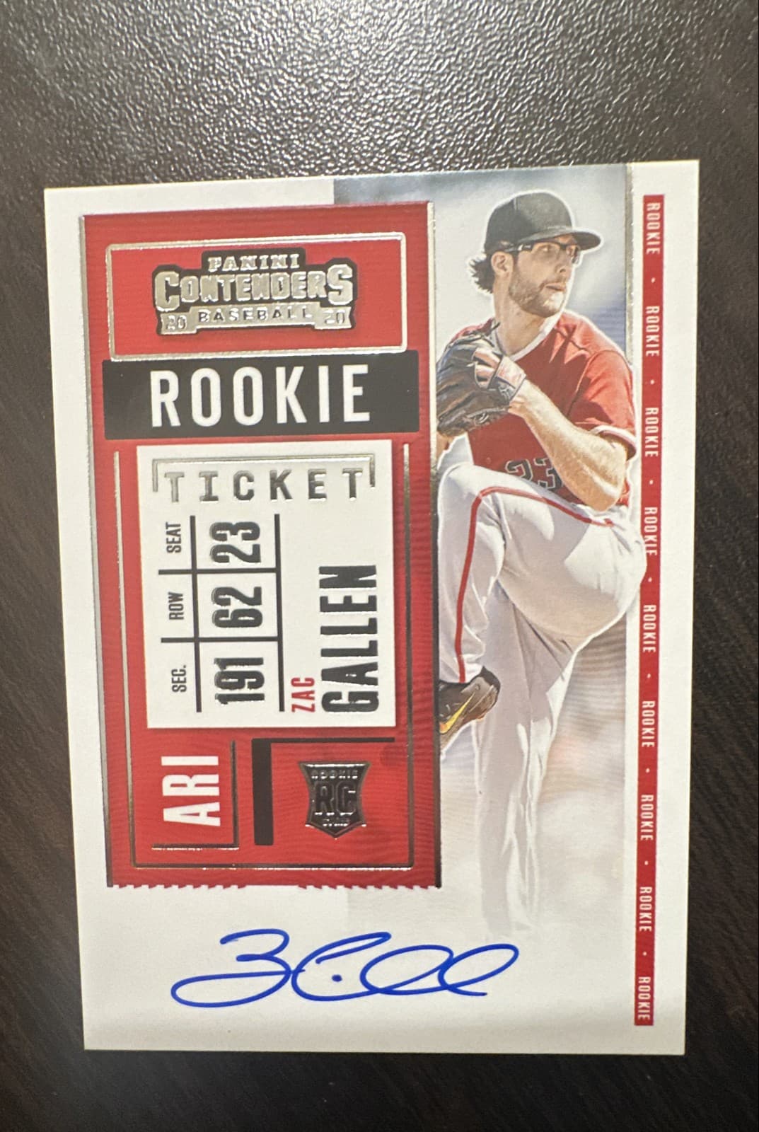 Zac Gallen 2020 panini