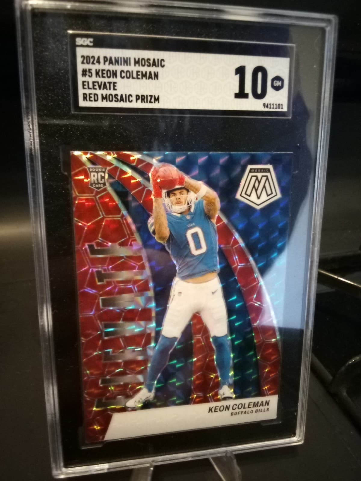 Keon Coleman trading card