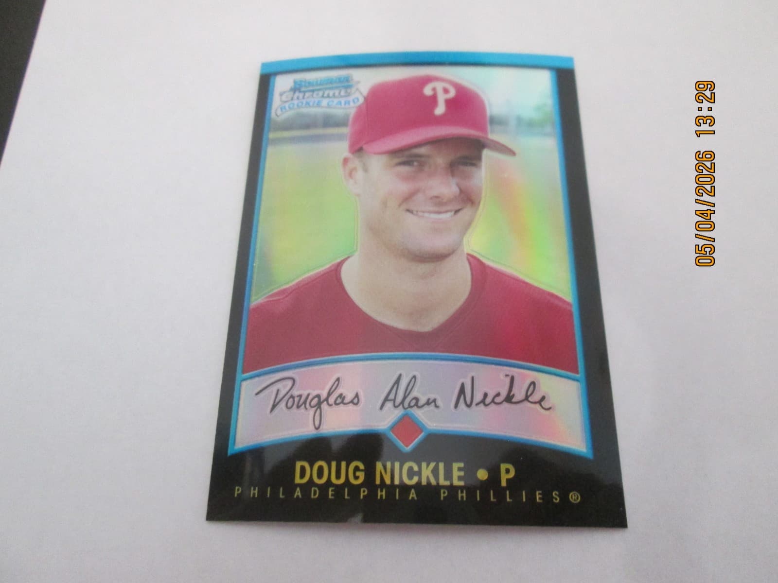 Doug Nickle trading card