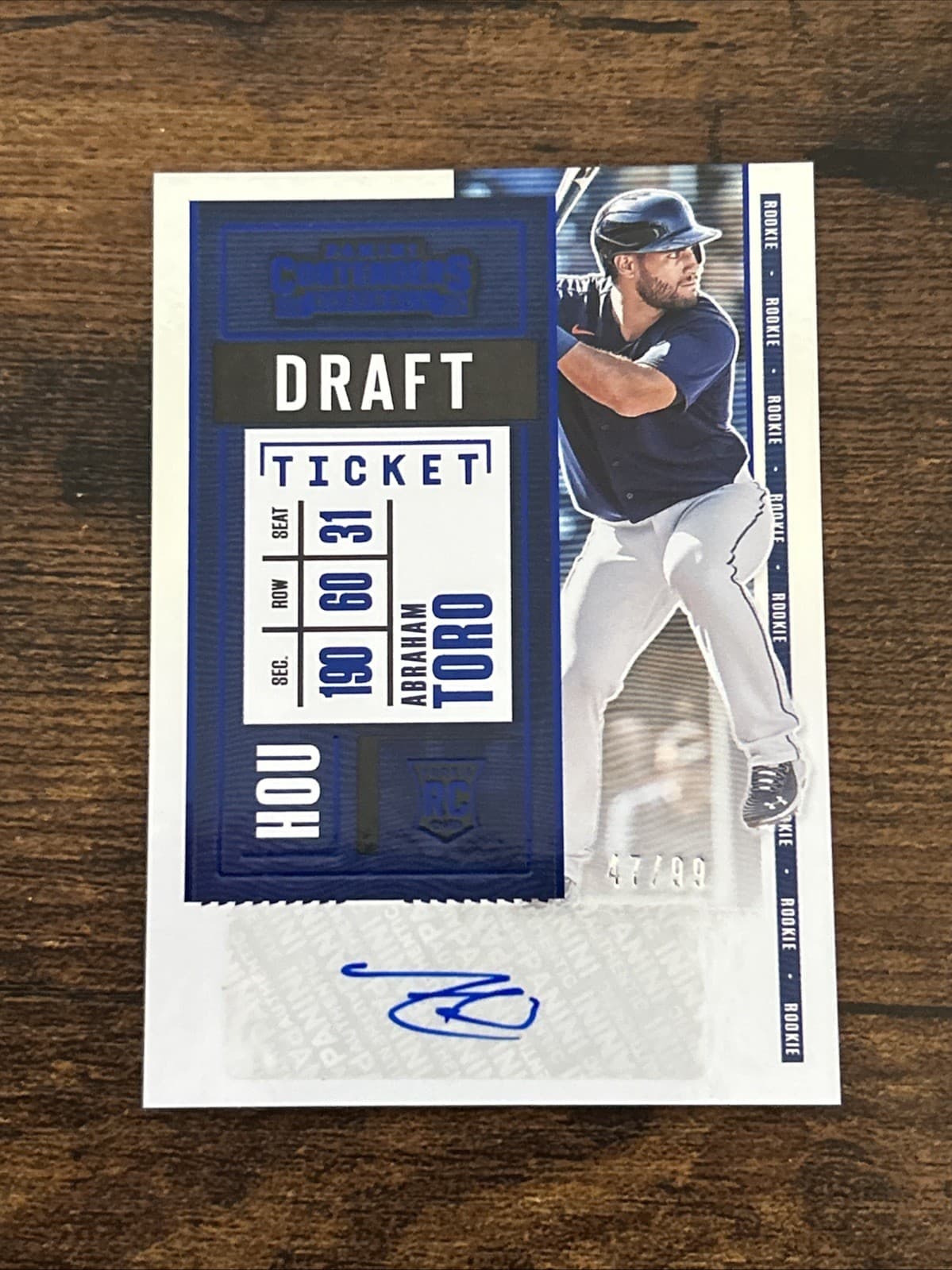 Abraham Toro trading card