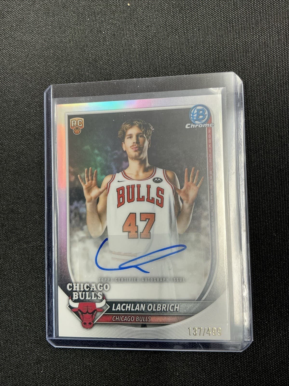 Lachlan Olbrich trading card