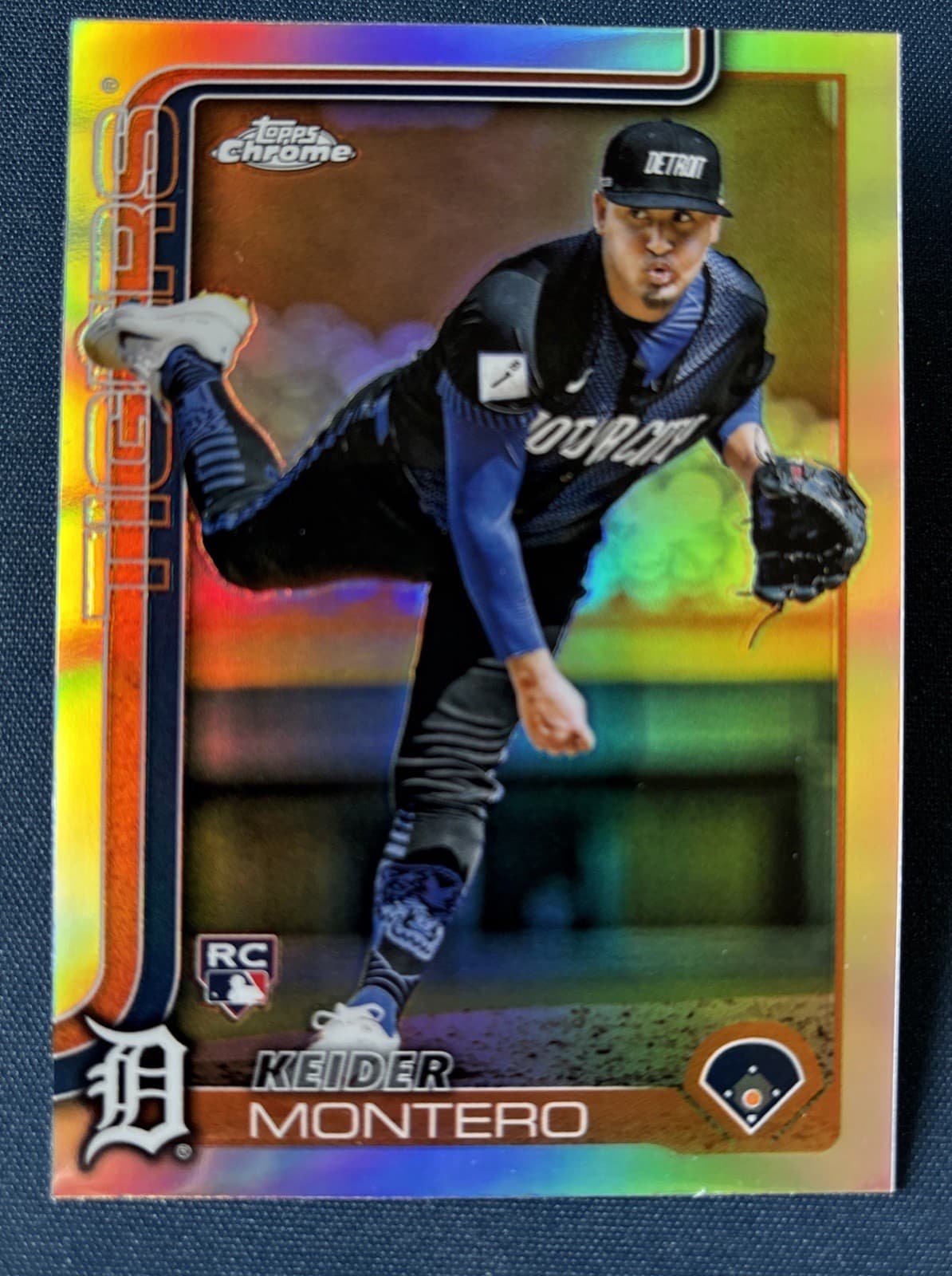 Keider Montero trading card