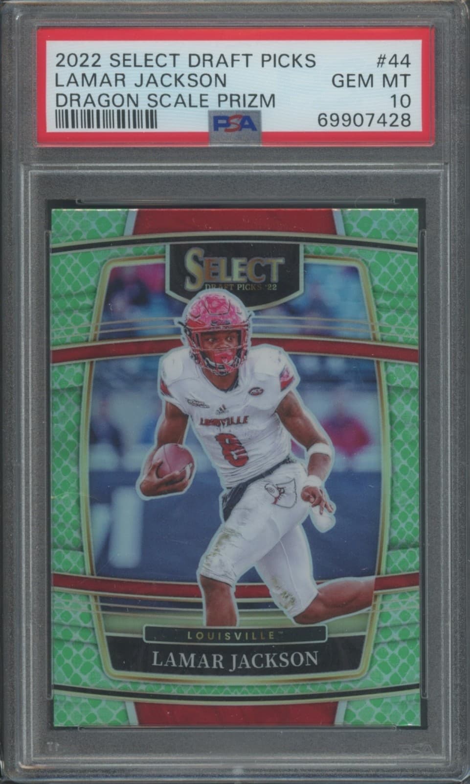 Lamar Jackson 2022 panini Panini Select Draft Picks