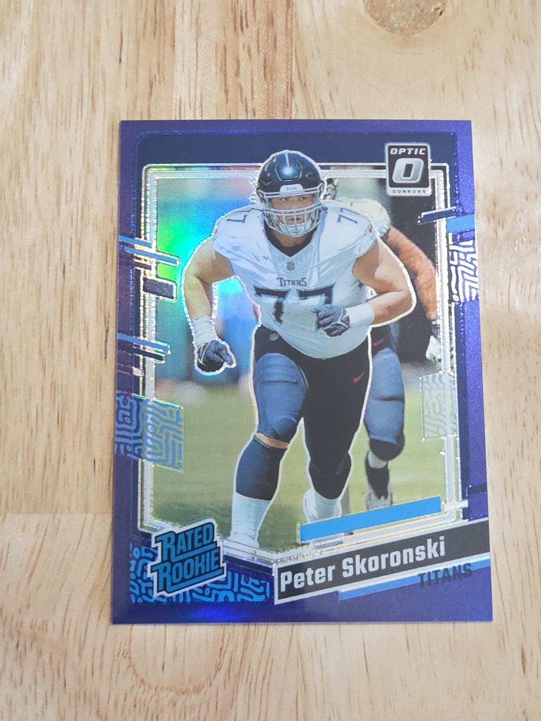 Peter Skoronski trading card