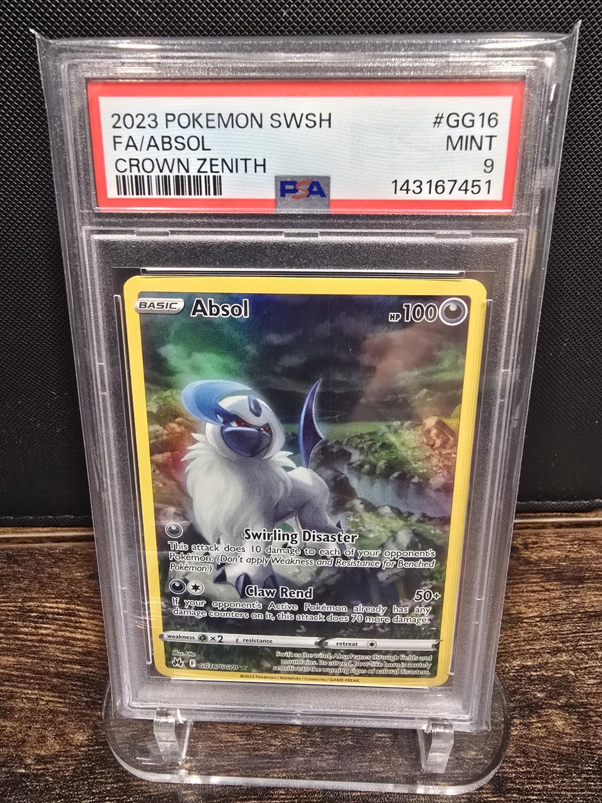 Absol trading card
