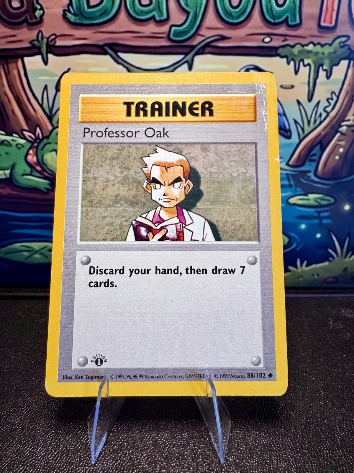 Professor Oak trading card