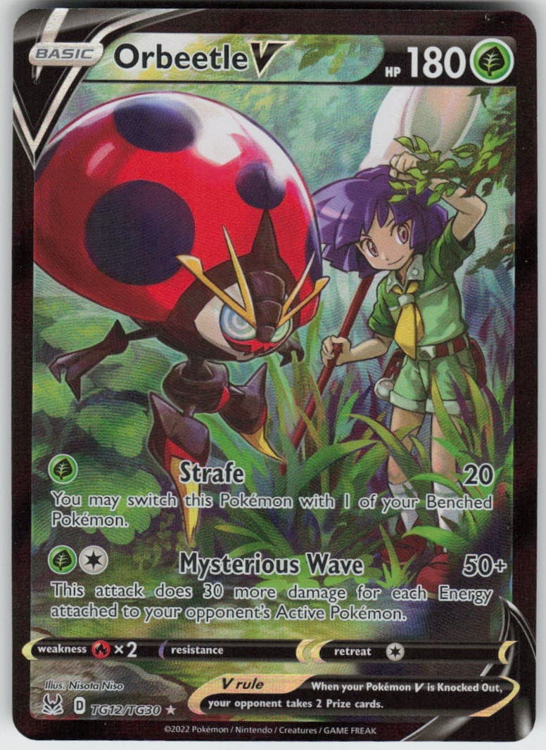 Orbeetle V trading card