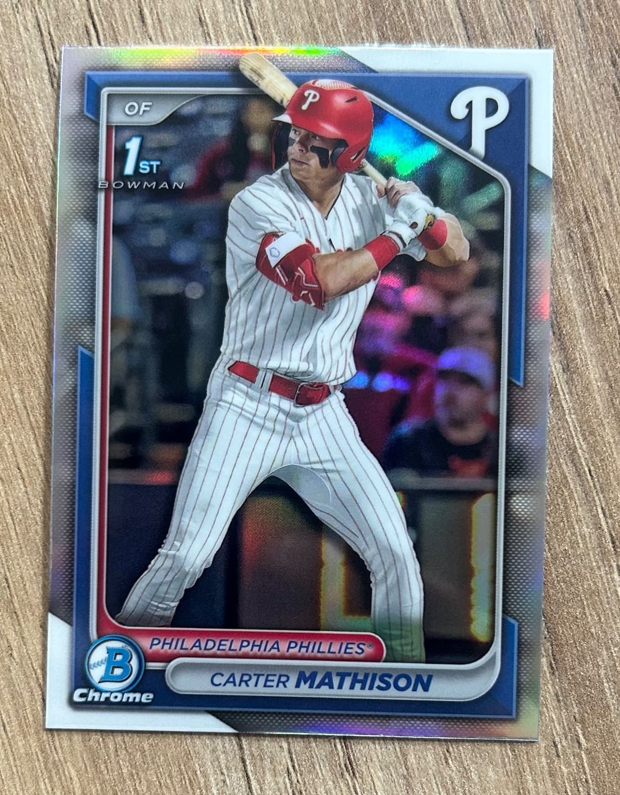 Carter Mathison trading card