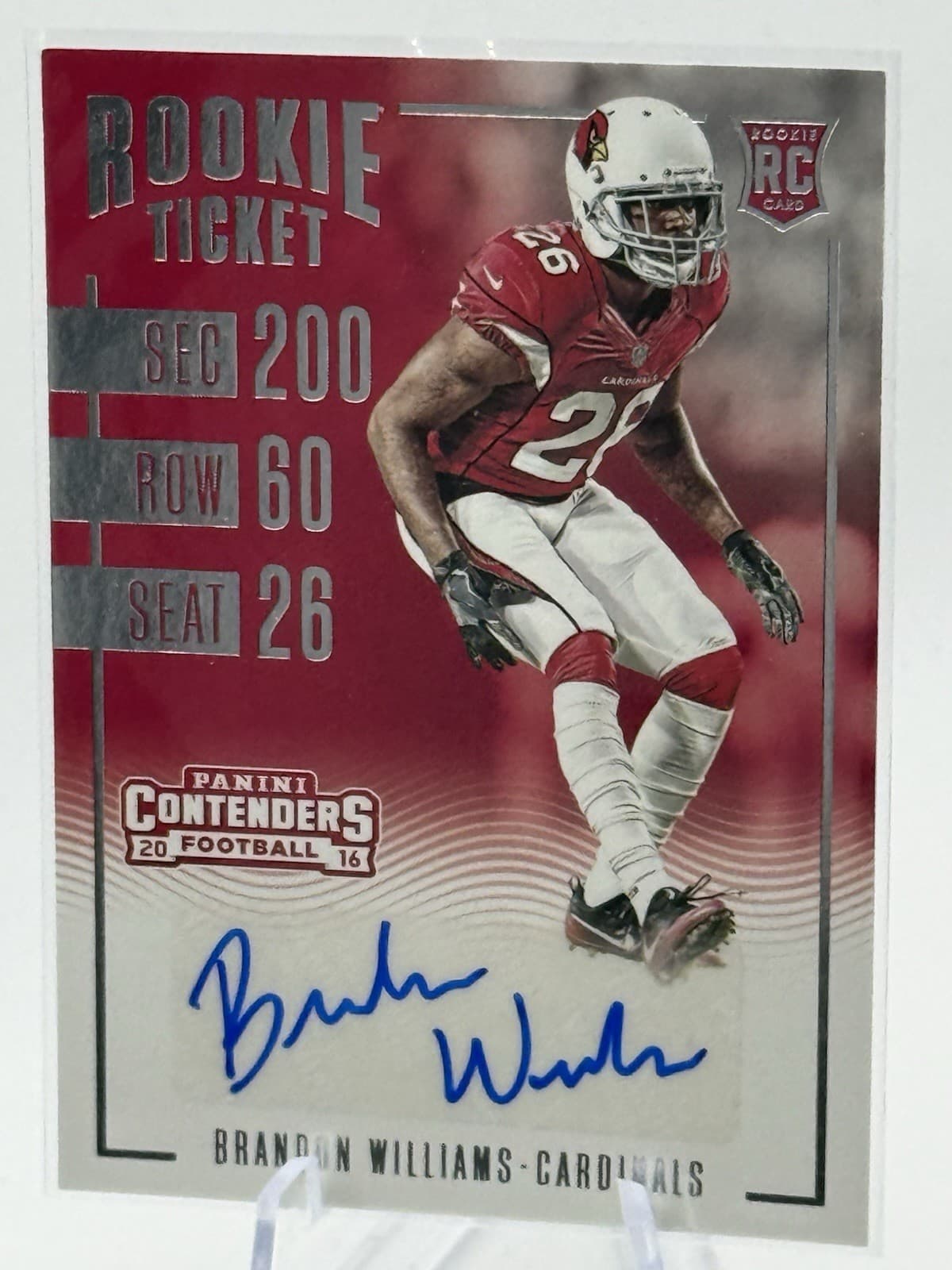 Brandon Williams trading card
