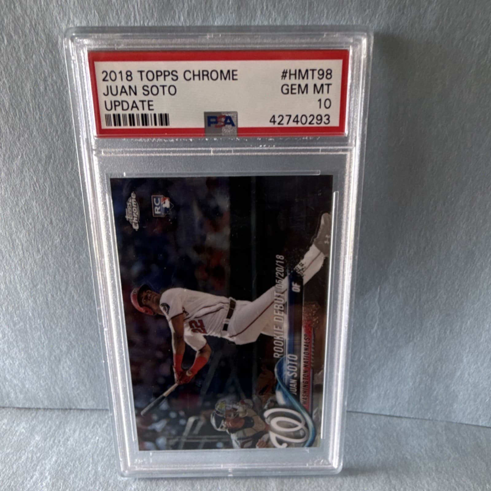 Juan Soto 2018 topps