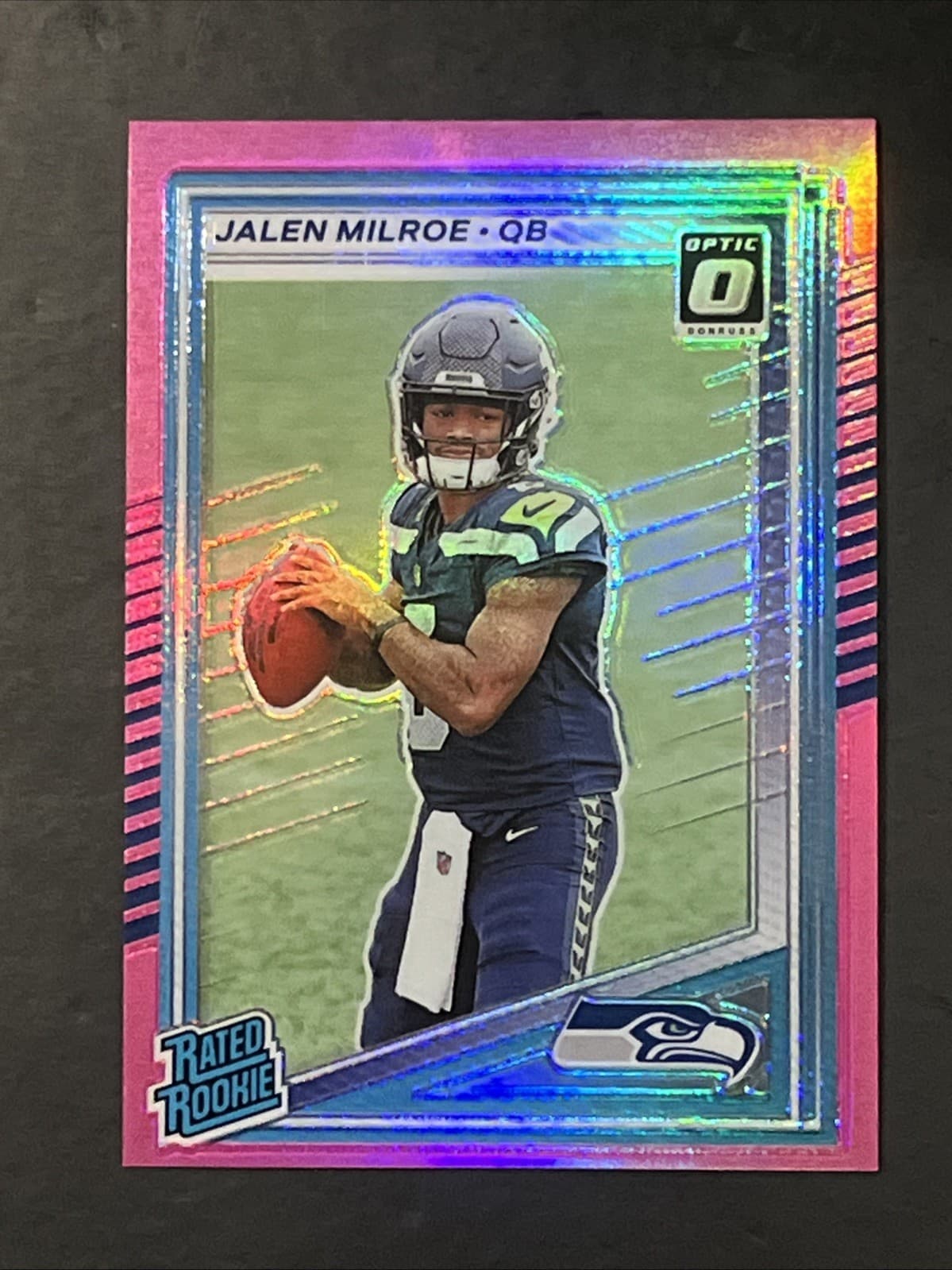 Jalen Milroe trading card