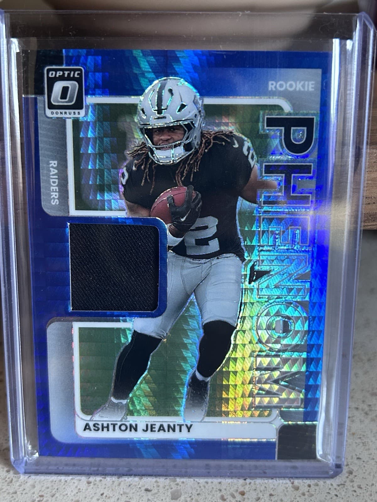 Ashton Jeanty 2025 panini Donruss Optic